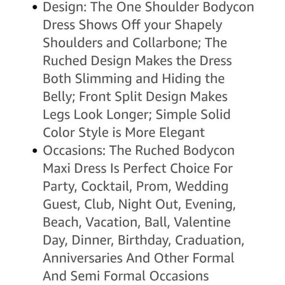 NWT! Sarin Mathews One Shoulder Dress Black Size Large MSRP $60 - Picture 6 of 13